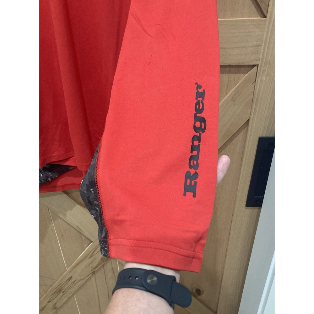 NWT Ranger Boats Performance Red Hoodie Shirt Long Sleeve 4XL - Picture 8 of 10